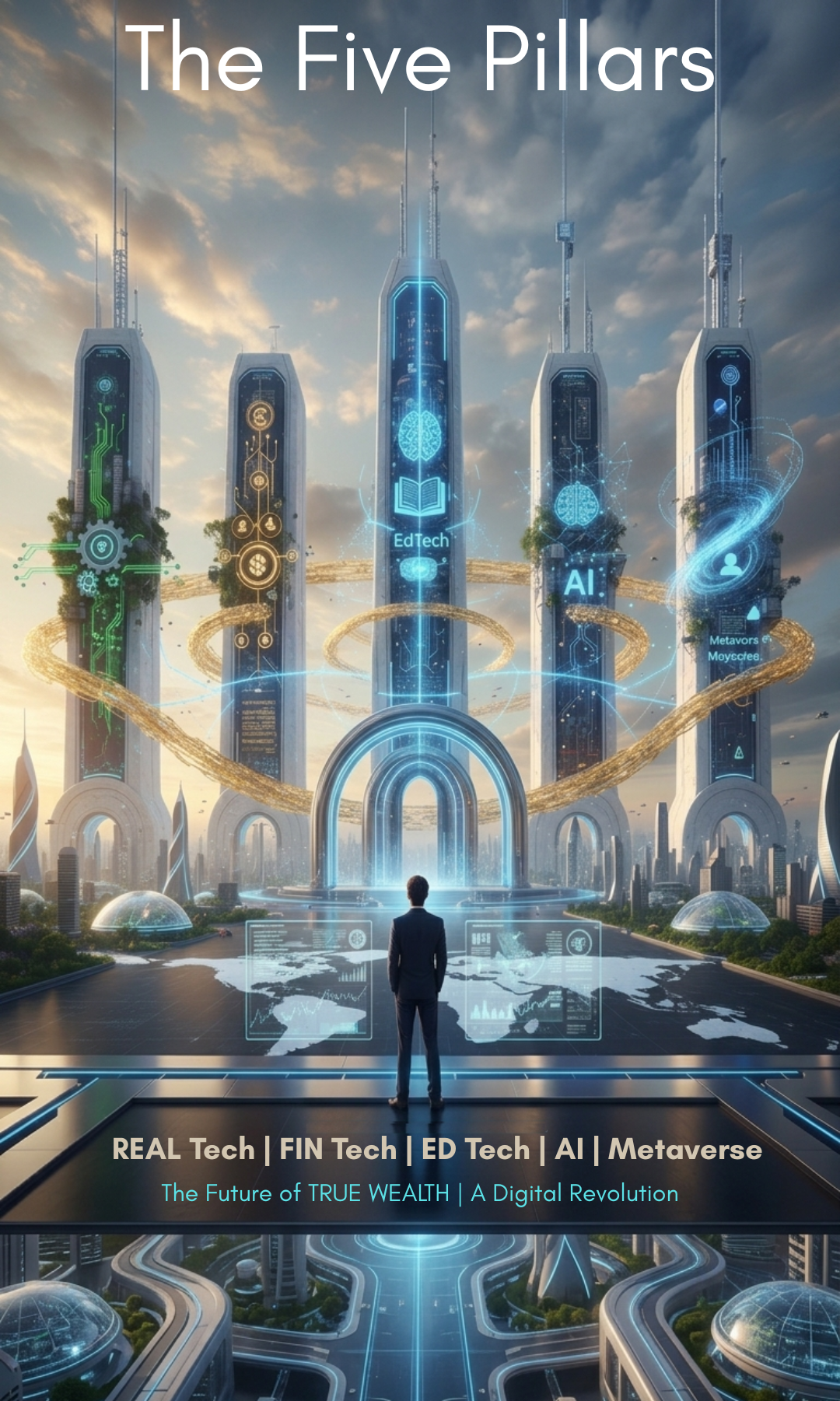 Da1 REAL Tech – The Five Pillars: REAL Tech, FIN Tech, ED Tech, AI, Metaverse